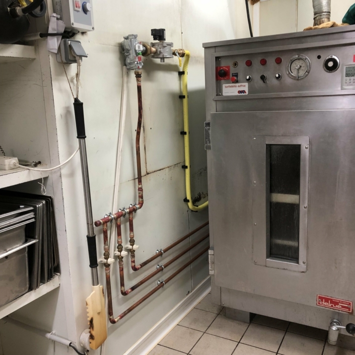 Création d'un réseau de gaz naturel chez un pro à Lochrist