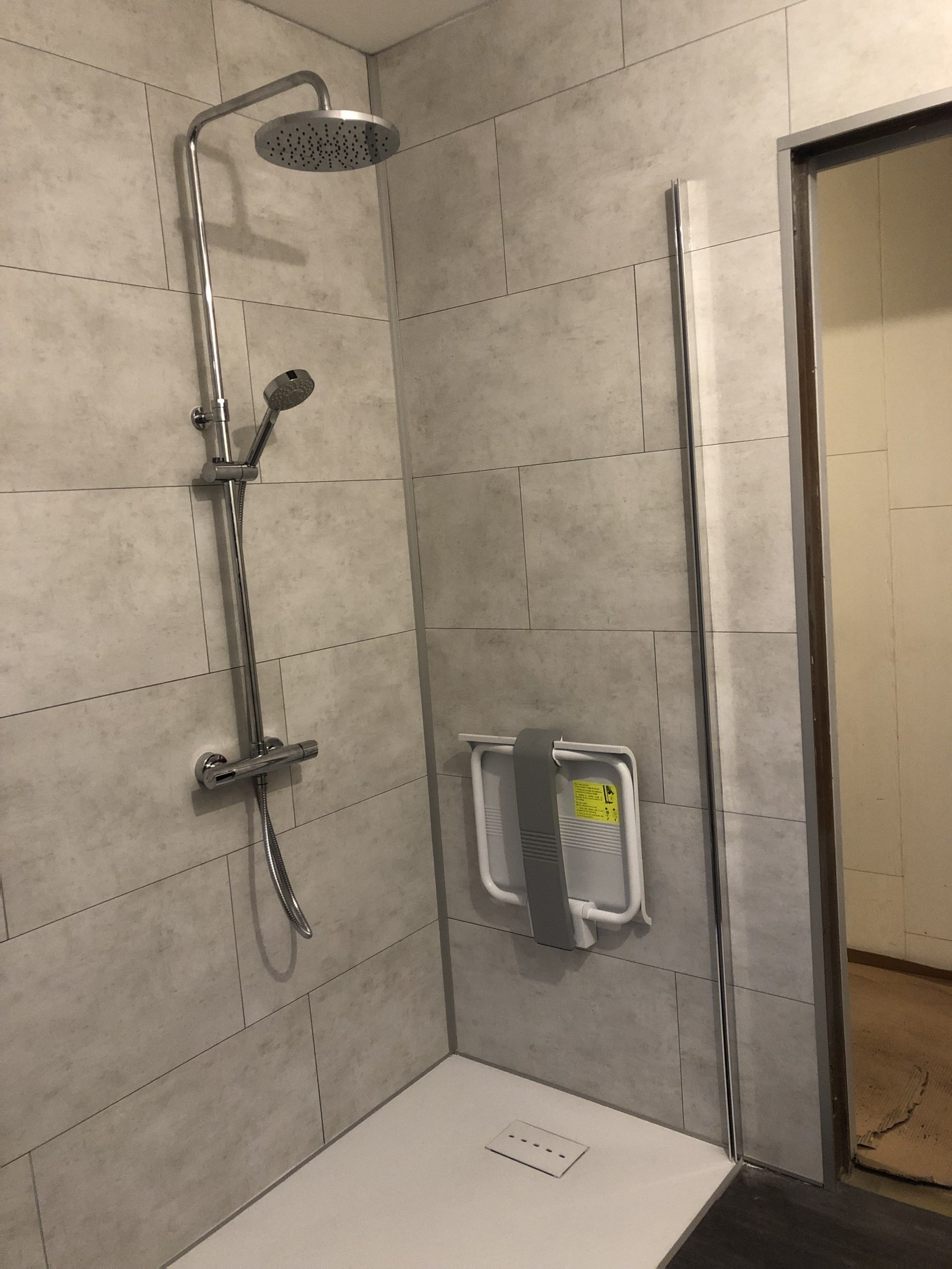 Réfection de douche PMR